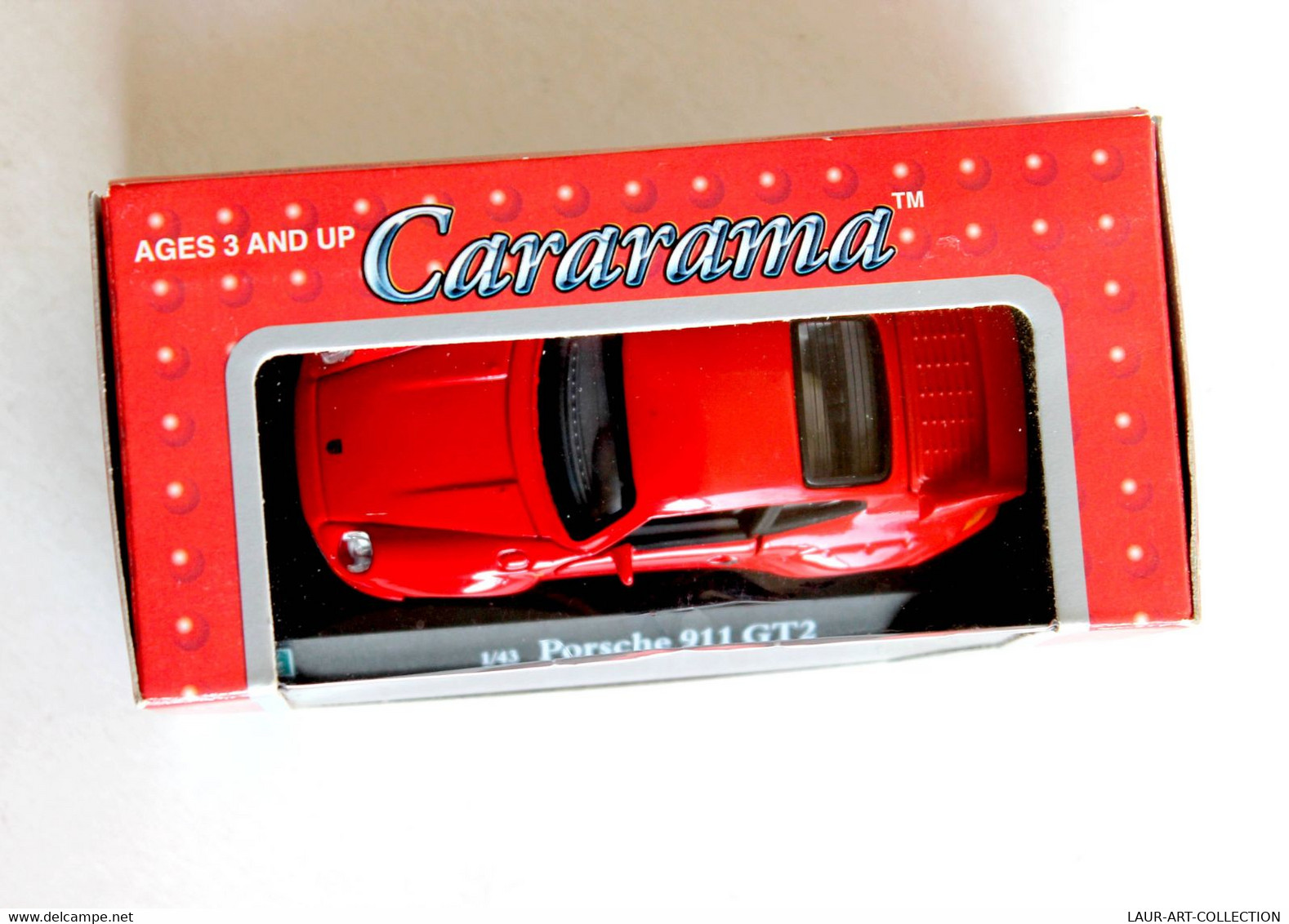 RARE! CARARAMA - PORSCHE 911 GT2 MINIATURE 1/43 VOITURE AUTO ANCIEN MODEL REDUIT - ANCIEN VEHICULE COLLECTION  (2502.36) - Cararama (Oliex)