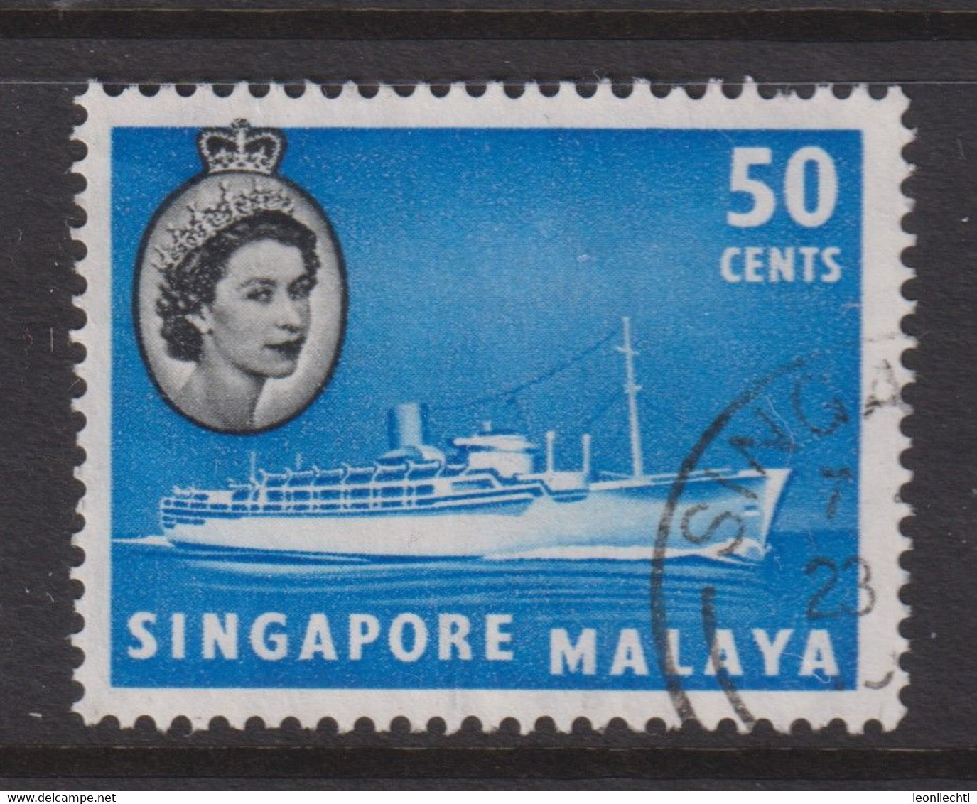 1955 Singapur - Malaya, Mi: SG 39 / Yt:SG 39, Chusan III (Liner) - Singapour (...-1959)