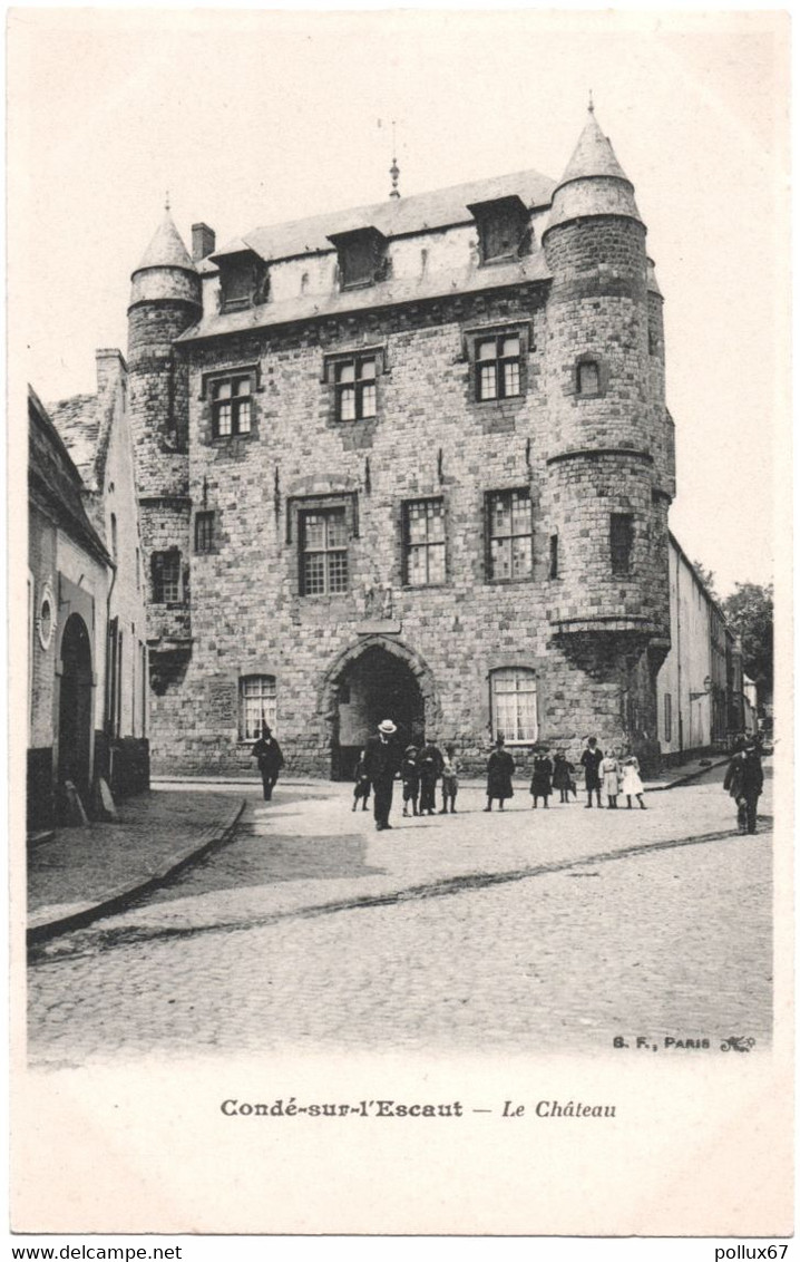 CPA DE CONDÉ-SUR-L'ESCAUT  (NORD)   LE CHÂTEAU - Conde Sur Escaut