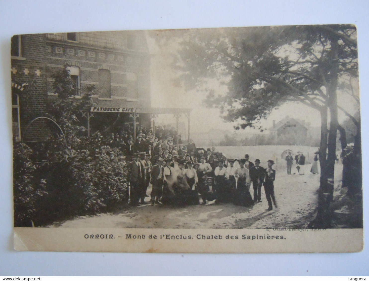 Kluisbergen Mont De L'Enclus Chalet Des Sapinières Patisserie Café Circulée 1904 - Kluisbergen