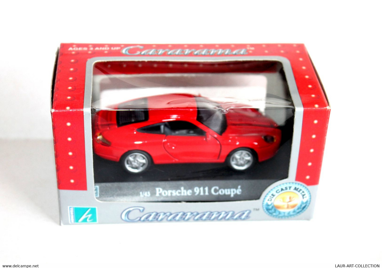 RARE CARARAMA, PORSCHE 911 COUPÉ MINIATURE 1/43 VOITURE AUTO ANCIENNE MODELE REDUIT - VEHICULE COLLECTION (2502.43) - Cararama (Oliex)