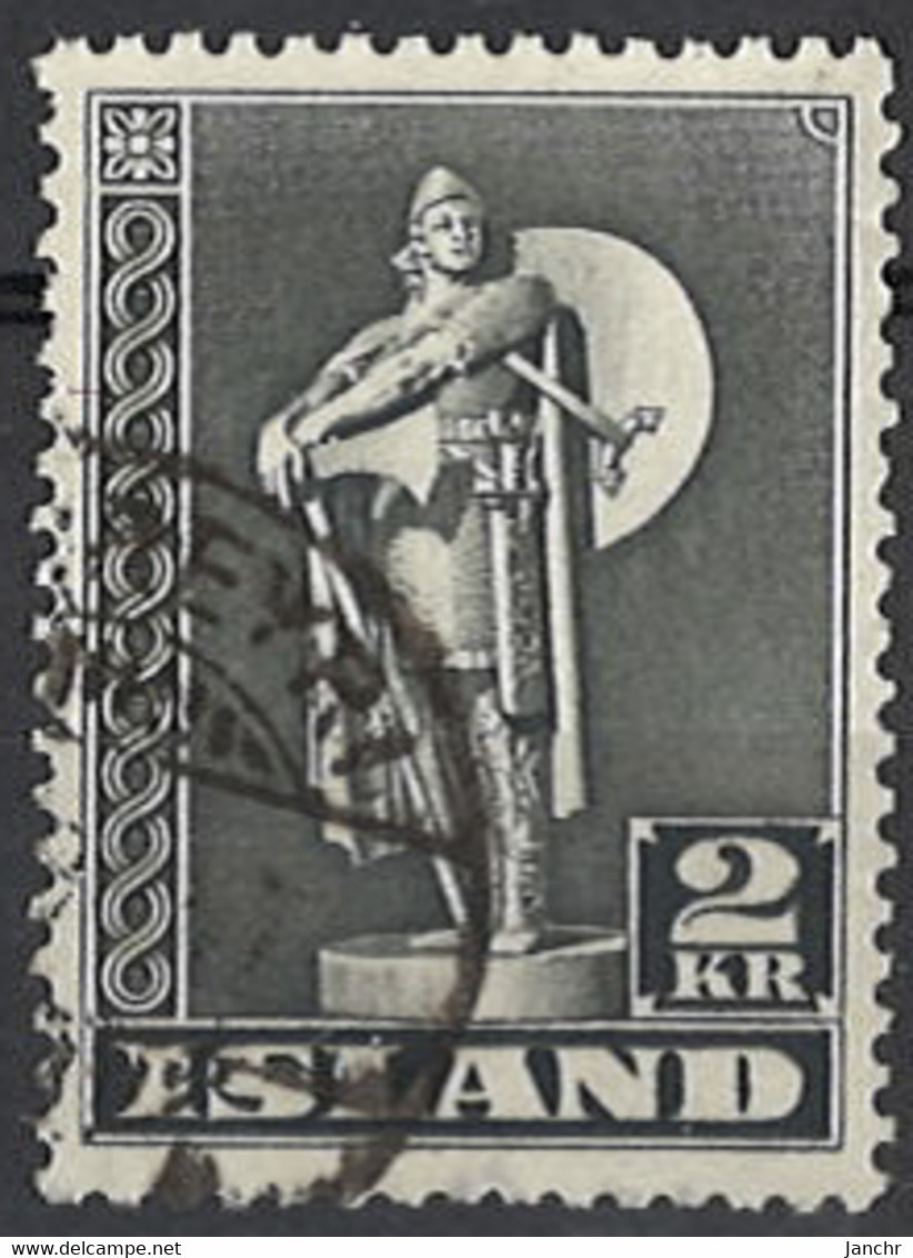 Iceland Island 1947. Mi.Nr. 214 E, Perf. 11 1/2, Used O - Oblitérés