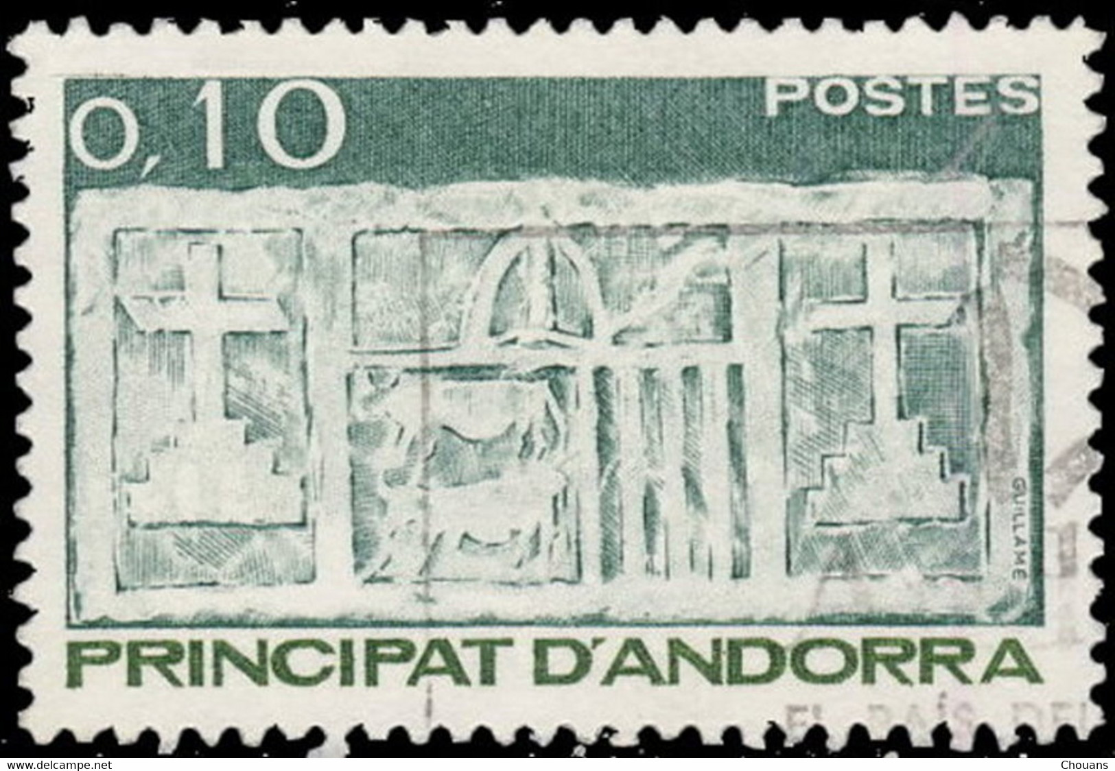 Andorre 1983. ~ YT 317 - 10 C. Écu Primitif Des Vallées - Used Stamps