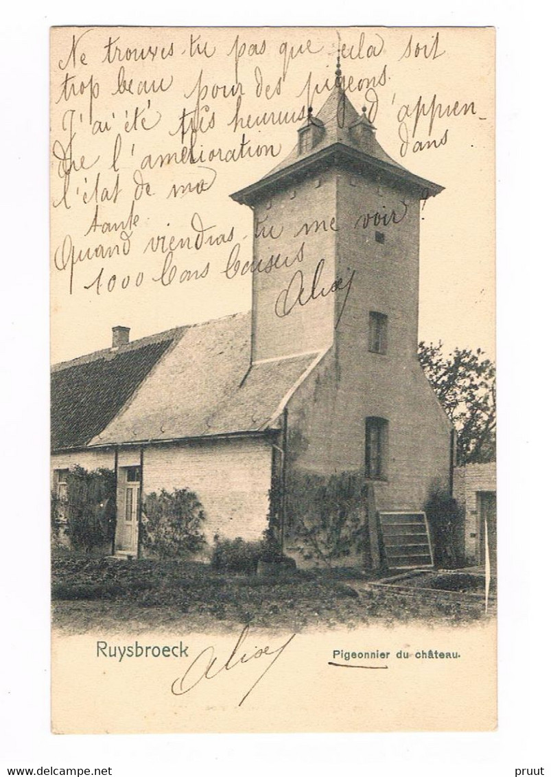 Ruisbroek Pigeonnier Du Château 1906 - Sint-Pieters-Leeuw