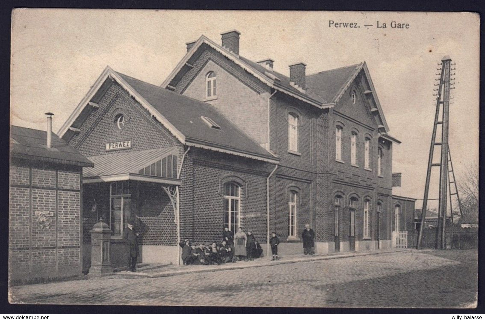 +++ CPA - PERWEZ - La Gare - Statie  // - Perwez