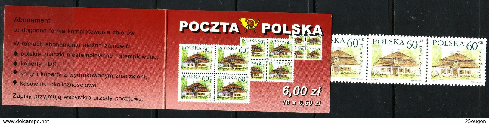 POLAND 1997  MICHEL NO 3645 X 10  Booklet MNH - Booklets