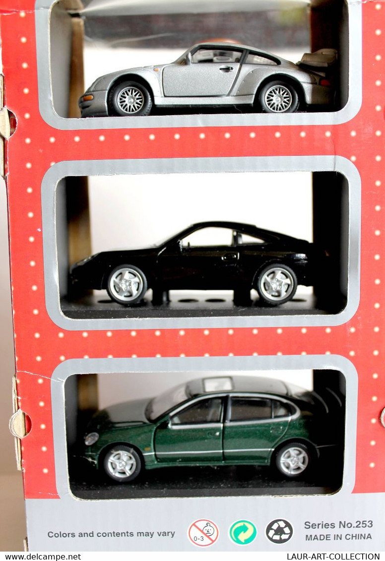 RARE SET DE 3! CARARAMA - PORSCHE 911 GT2 Et COUPÉ, LEXUS GS300 - MINIATURE 1/43 - VEHICULE COLLECTION (2502.47) - Cararama (Oliex)