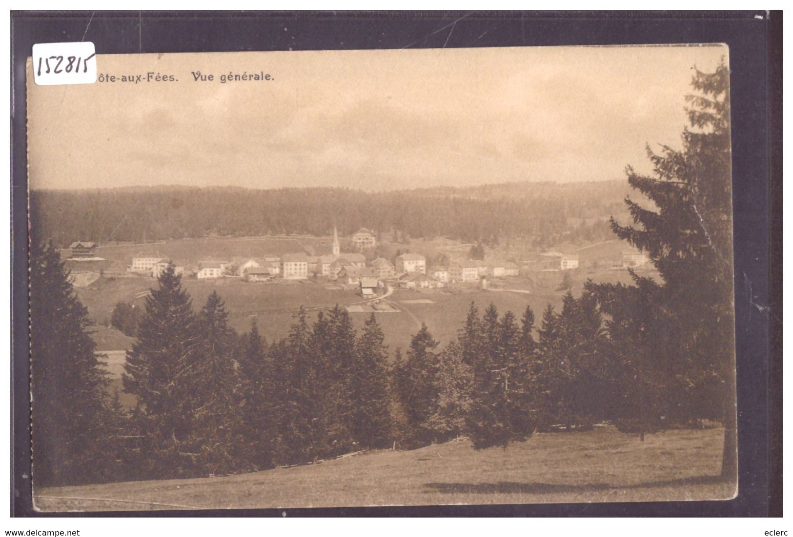 LA CÔTE AUX FEES - TB - La Côte-aux-Fées