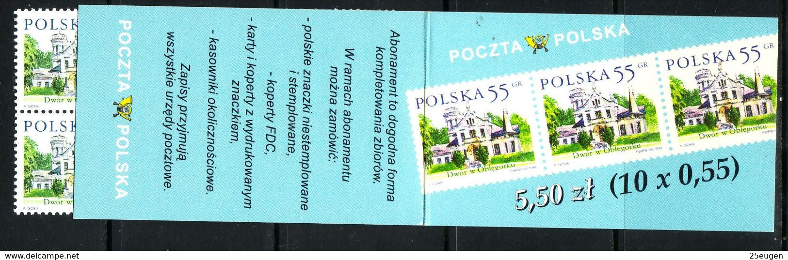 POLAND 1997  MICHEL NO 3695 X 10 Booklet MNH - Markenheftchen