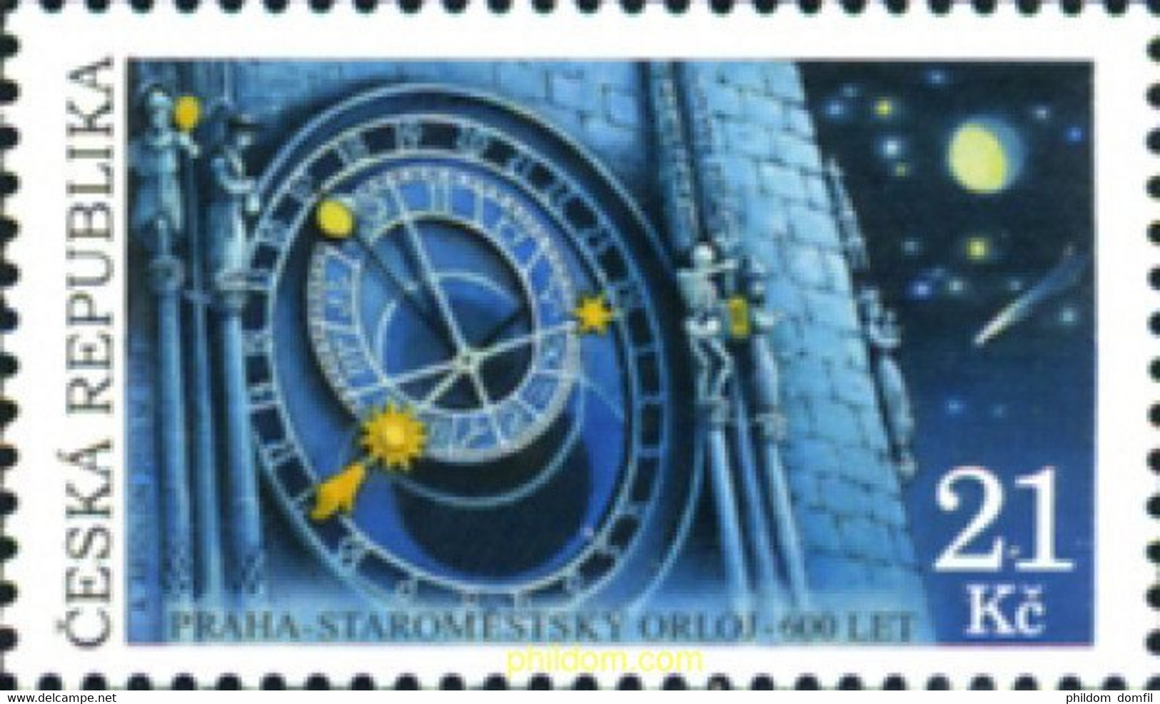 250597 MNH CHEQUIA 2010 600 ANIVERSARIO DEL RELOJ DE LA VIEJA PRAGA - Horlogerie