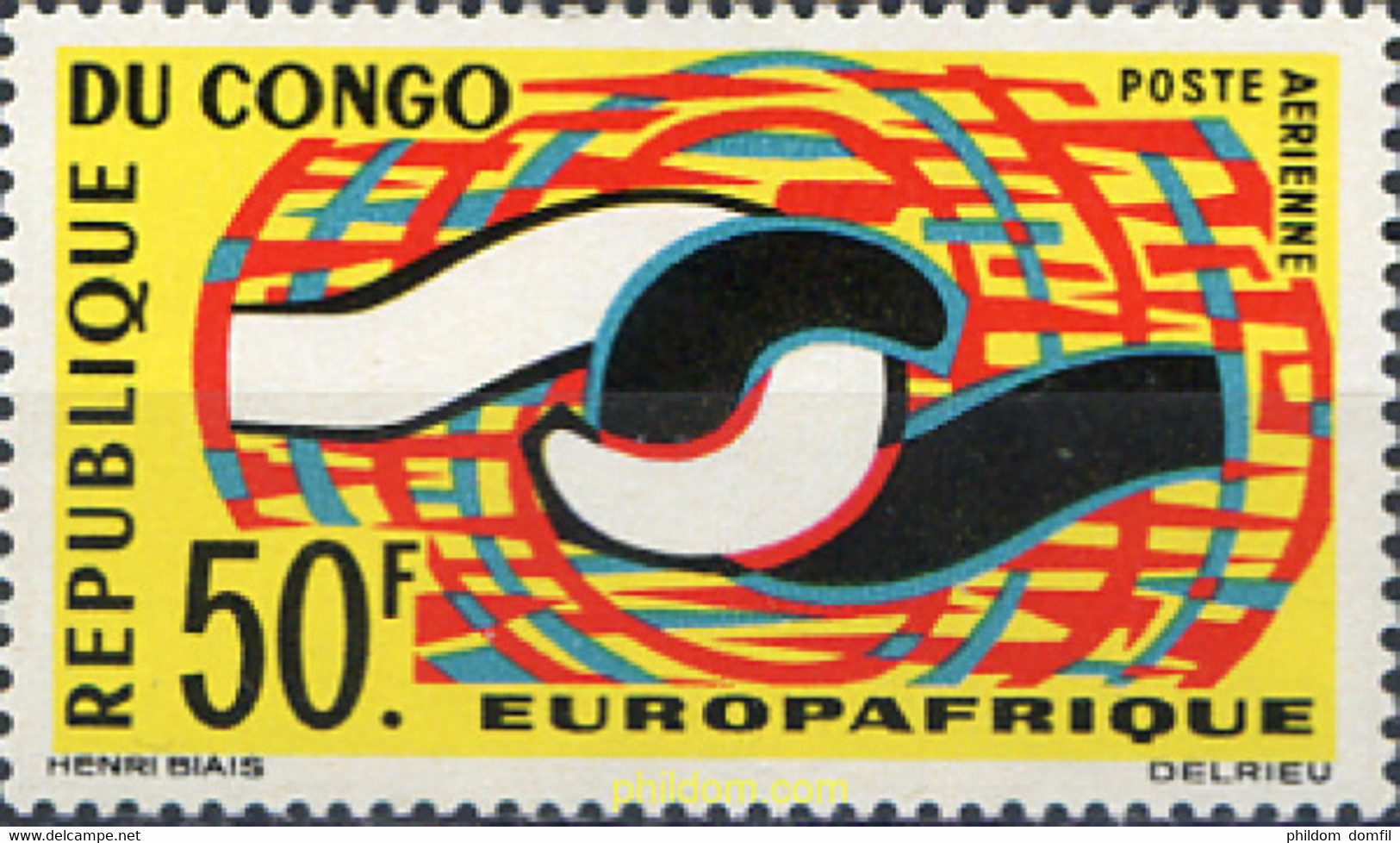 269114 MNH CONGO 1965 EUROAFRICA - FDC