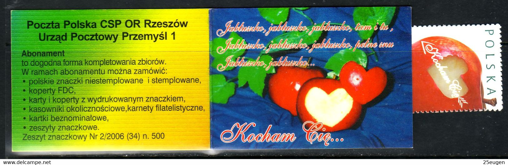 POLAND 2005  I LOVE YOU  Booklet  MNH - Markenheftchen