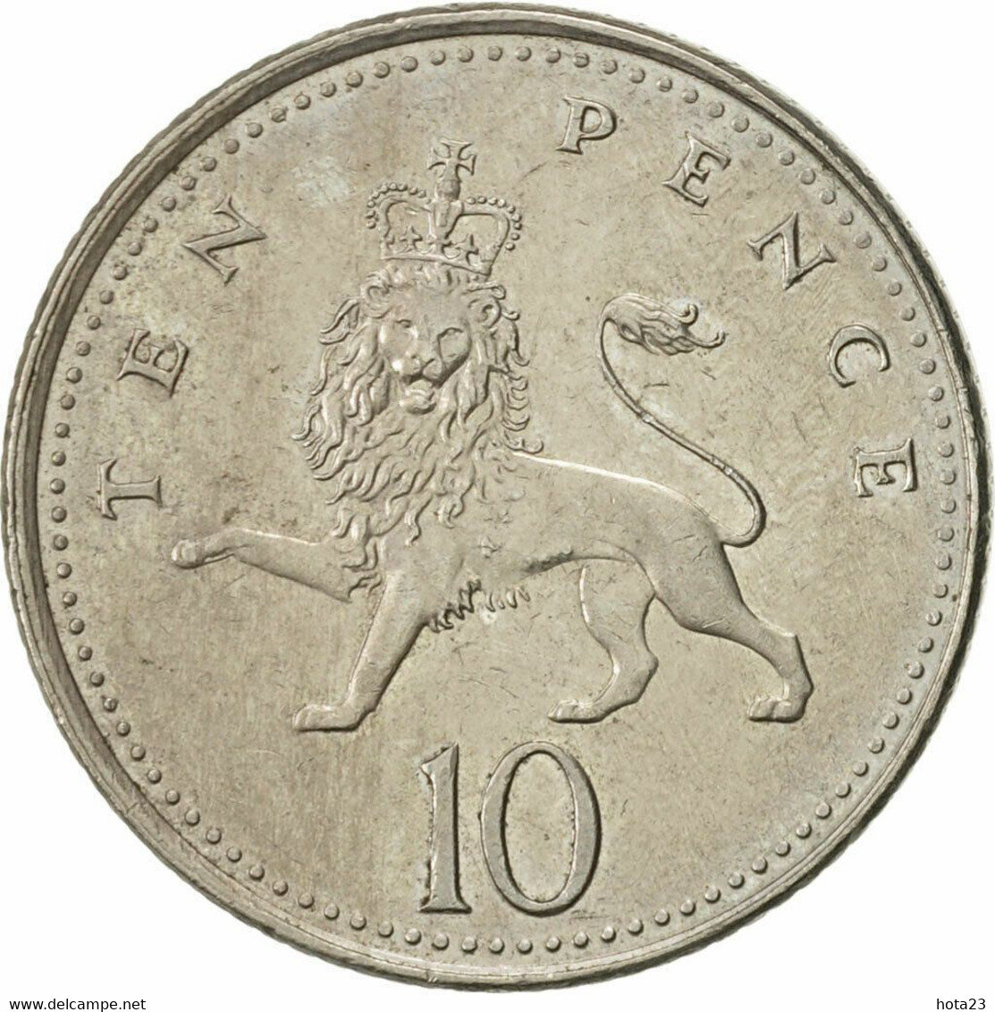 Coin, UK, Elizabeth II, 10 Pence, 2000 Year, Copper Nickel - 10 Pence & 10 New Pence