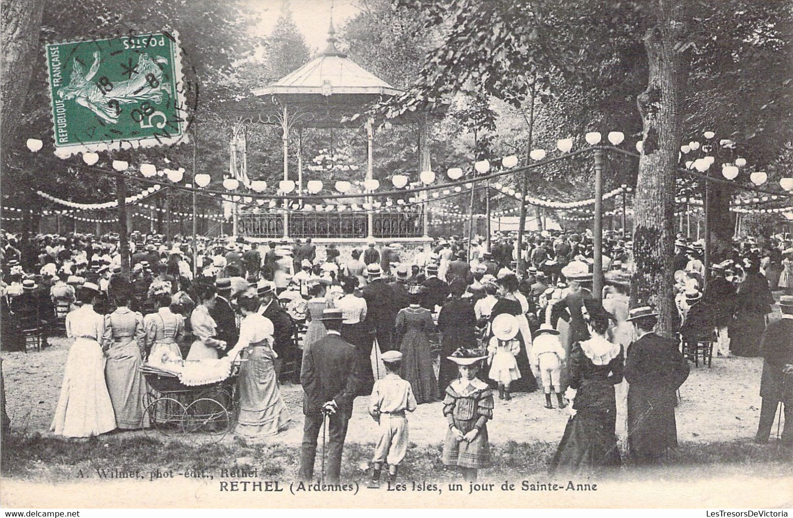 France - 08 - RETHEL - Les Isles Un Jour De Sainte Anne - Carte Postale Ancienne - Rethel