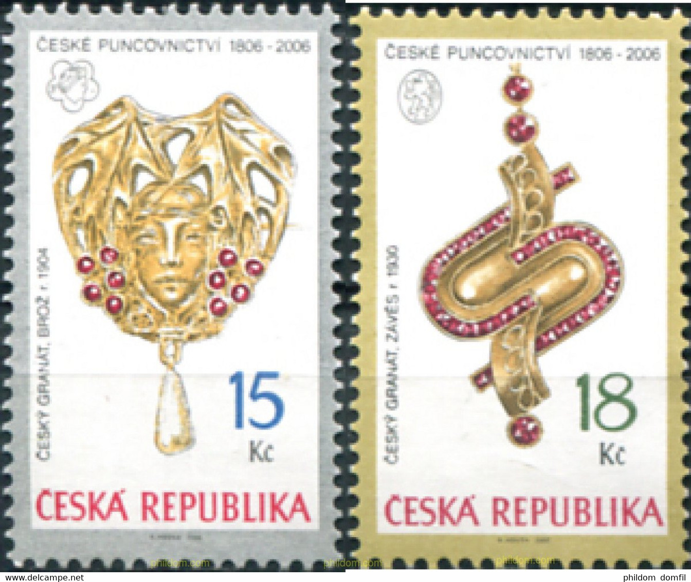 304614 MNH CHEQUIA 2006 JOYAS DE BOHEMIA - Horlogerie