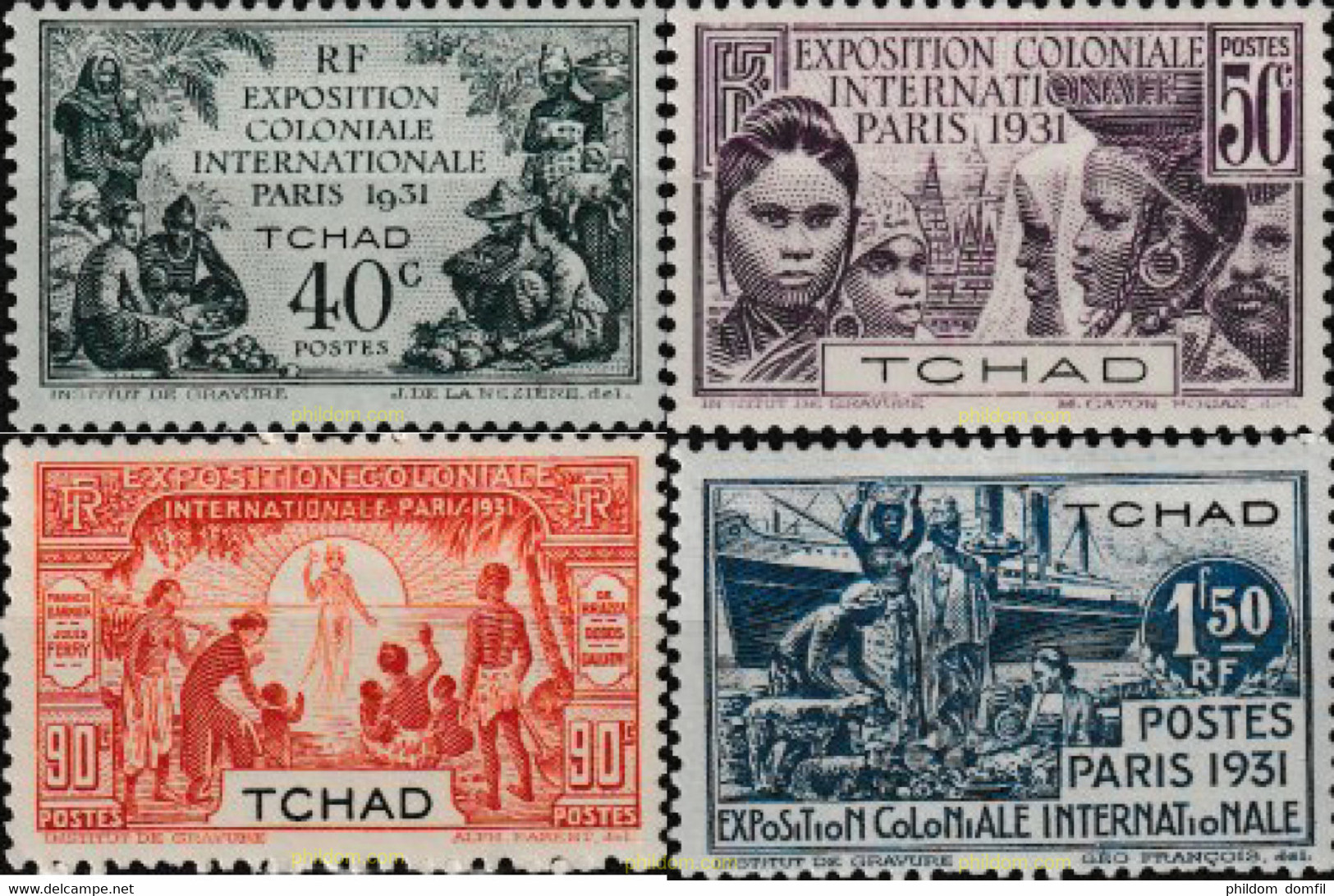 605079 HINGED CHAD 1931 EXPOSOCION MUNDIAL DE PARIS - Used Stamps
