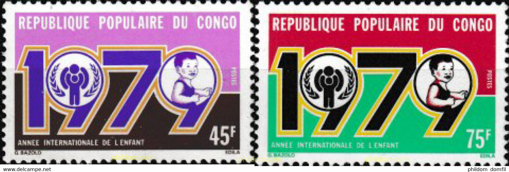 609622 MNH CONGO 1980 AÑO INTERNACIONAL DEL NIÑO - FDC
