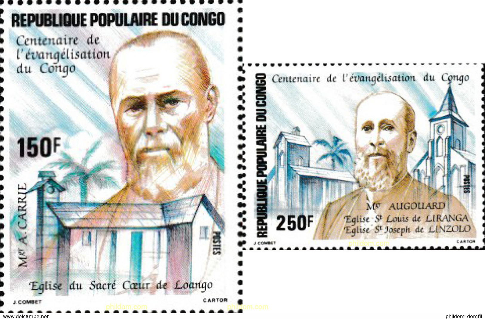 609660 MNH CONGO 1983 CENTENARIO DE LA EVENGELIZACION DEL CONGO - FDC