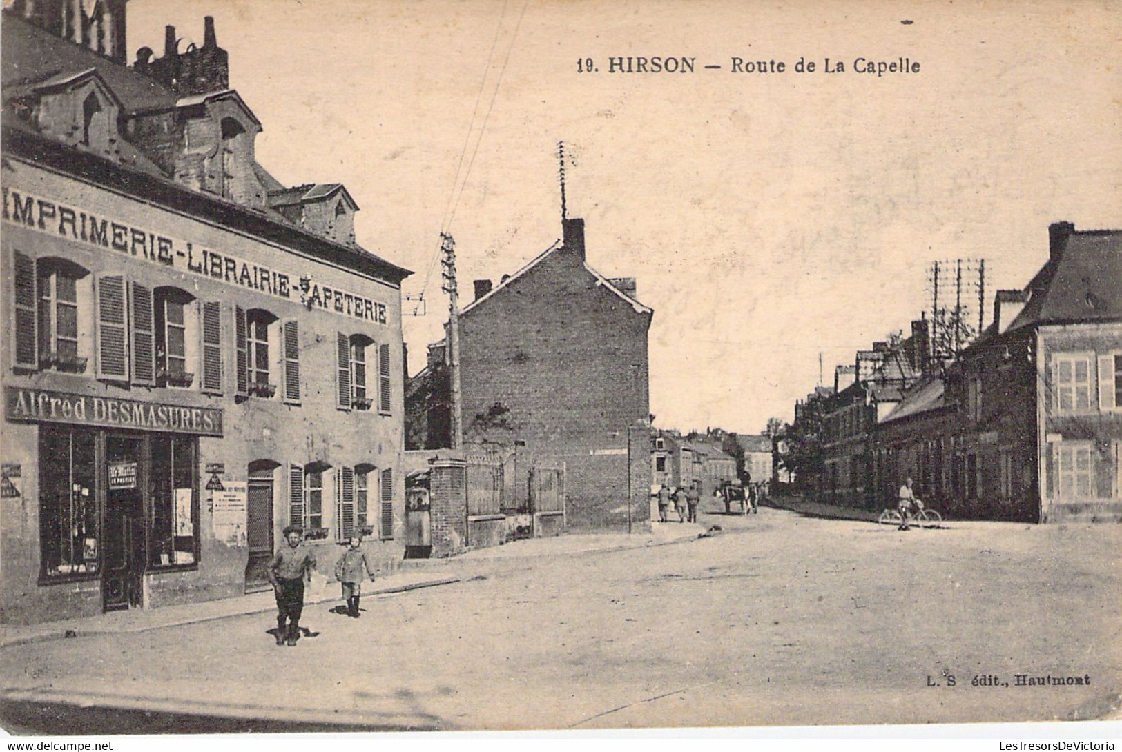 France - 02 - HIRSON - Route De La Capelle - édit HAUMONT - Carte Postale Ancienne - Saint Quentin