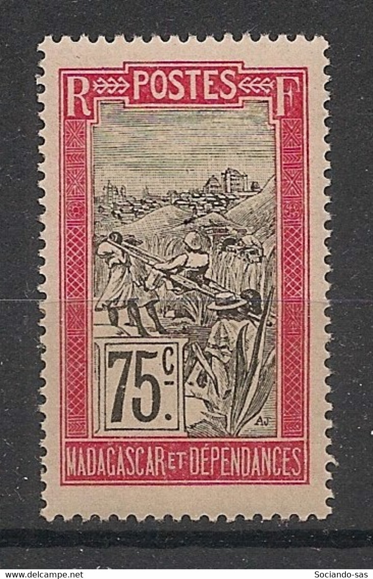 MADAGASCAR - 1908 - N°Yv. 107 - Filanzane 75c - Neuf Luxe ** / MNH / Postfrisch - Neufs