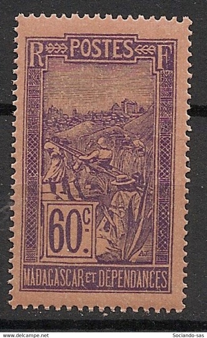 MADAGASCAR - 1922 - N°Yv. 140 - Filanzane 60c - Neuf Luxe ** / MNH / Postfrisch - Neufs