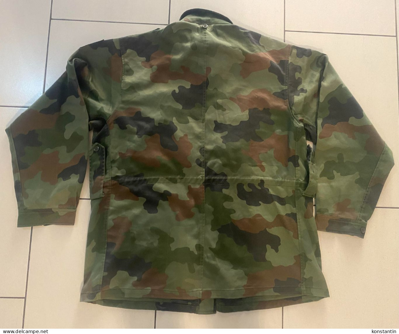 Original Serbian Yugoslavian Army Field Jacket Parka Military Camo,used XL Or XXL ? - Uniformes