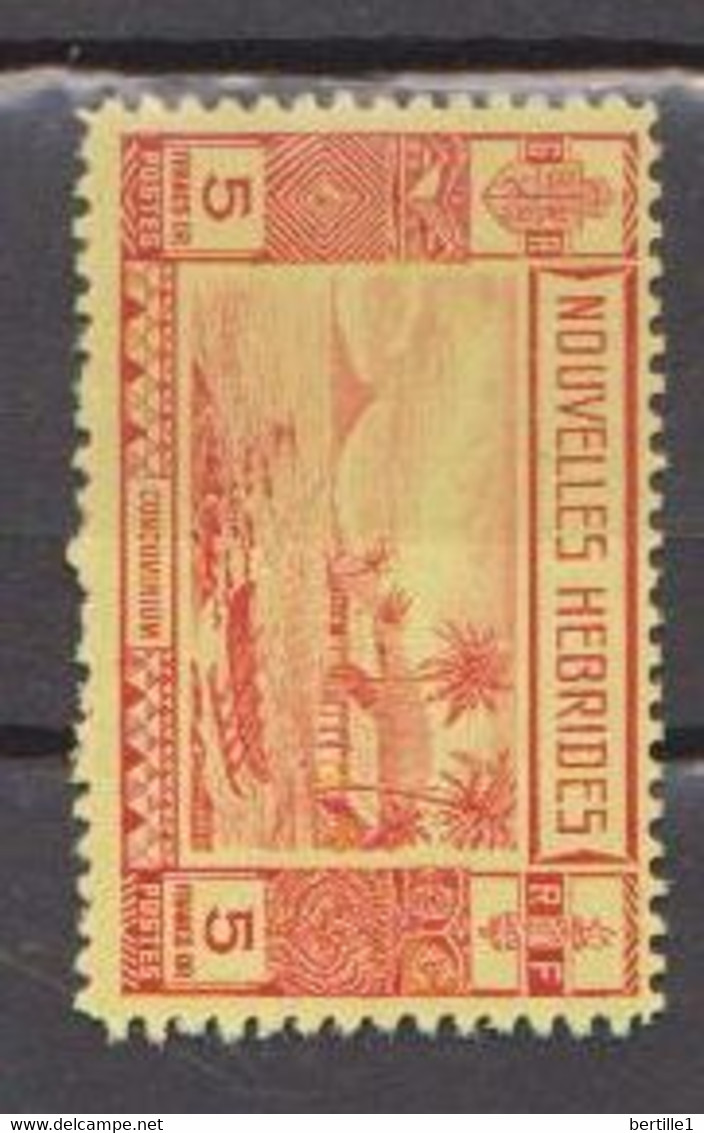 NOUVELLES HEBRIDES    N°  YVERT  110 NEUF AVEC CHARNIERES  ( CH 3/14 ) - Unused Stamps