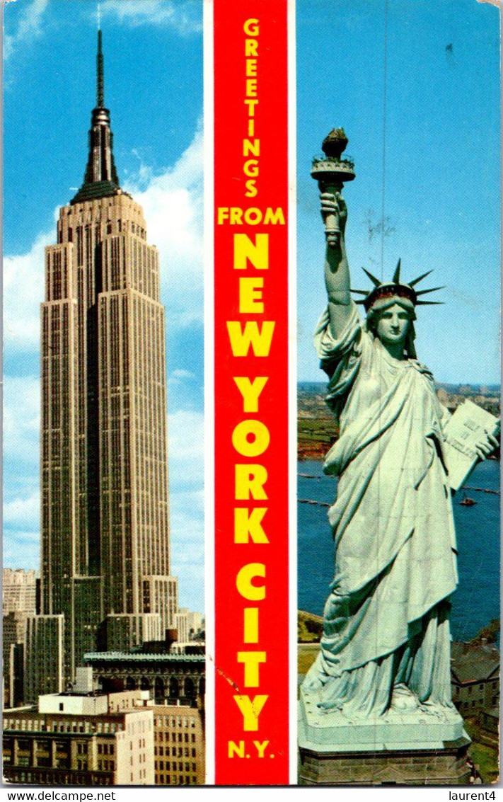 (1 P 11) USA - (posted To France) New York City - Freiheitsstatue