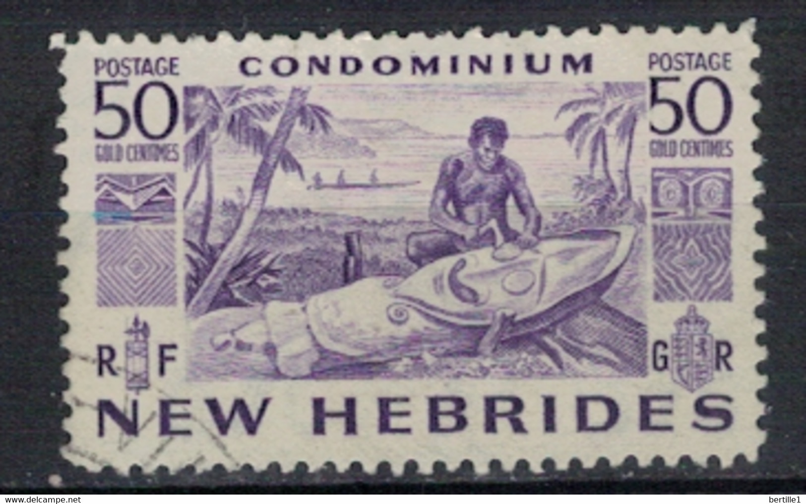 NOUVELLES HEBRIDES       N°  YVERT 151  OBLITERE     ( OB    07/50 ) - Used Stamps