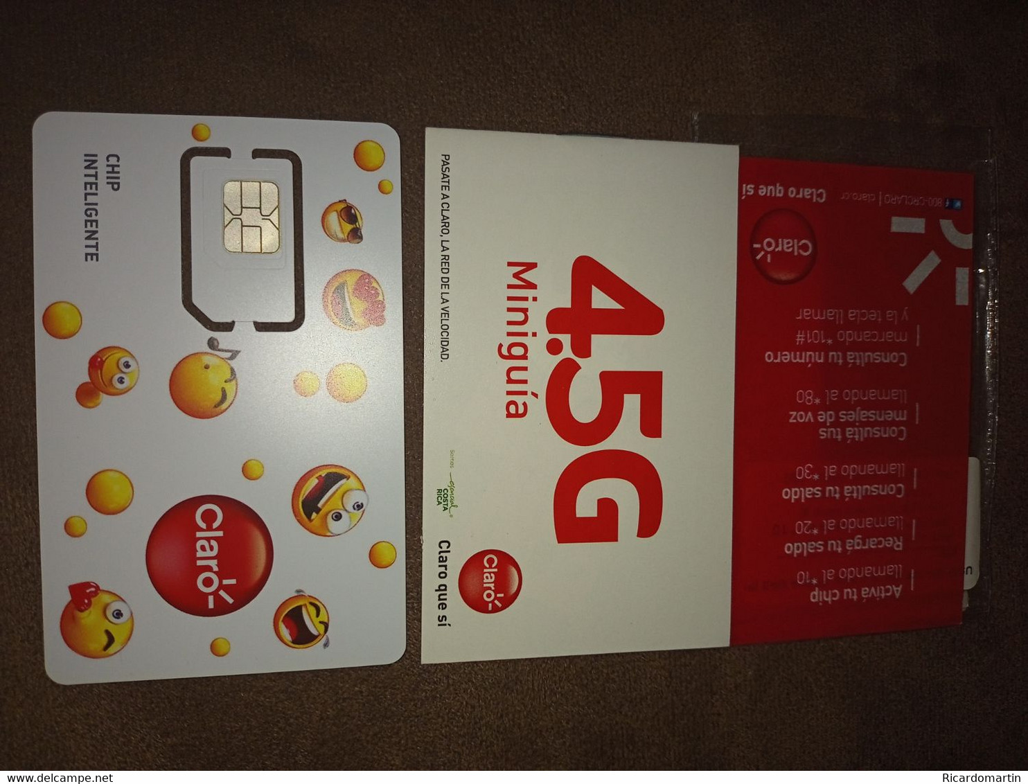 COSTA RICA CLARO GSM SIM Card With Chip PHONECARD - Costa Rica