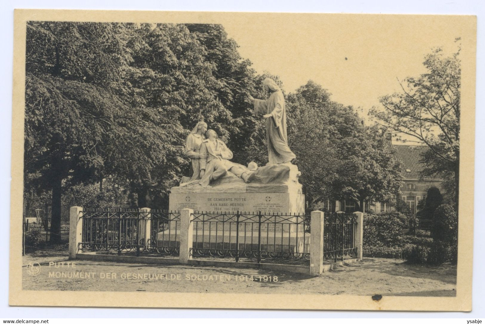 Putte - Monument Der Gesneuvelde Soldaten 1914-1918 - Putte