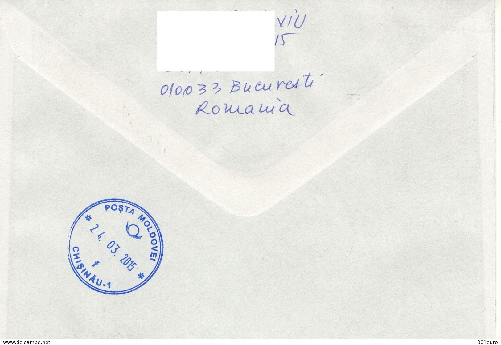 ROMANIA 2010: EUROPA - LITERATURE FOR CHILDREN On REGISTERED Cover Circulated To Moldova Republic - Registered Shipping! - Briefe U. Dokumente