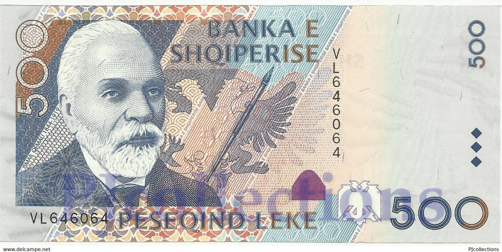 ALBANIA 500 LEKE 2001 PICK 68 UNC - Albanie