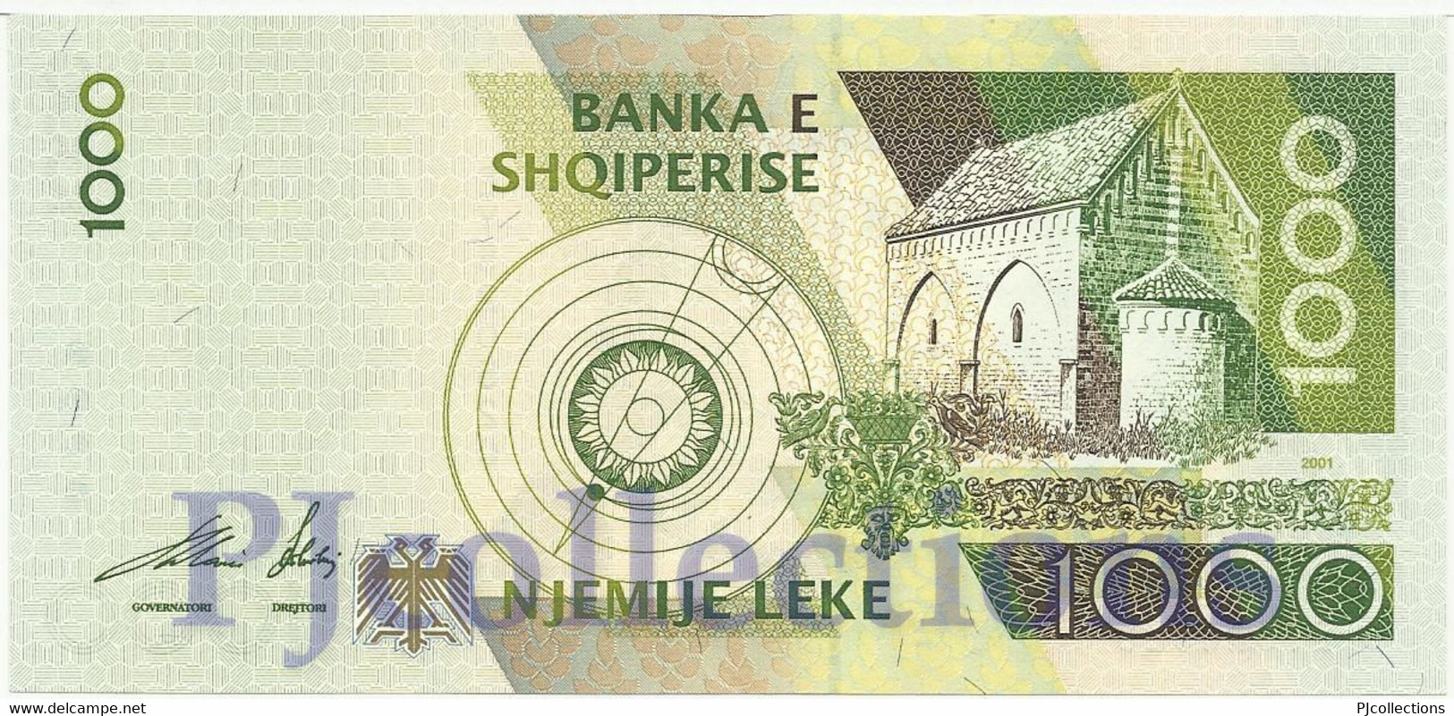 ALBANIA 1000 LEKE 2001 PICK 69 UNC - Albanie