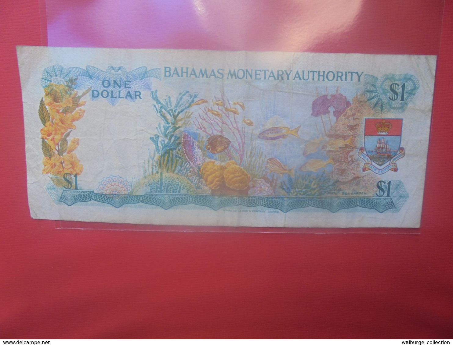 BAHAMAS 1$ (2 Signatures) Circuler (B.29) - Bahamas