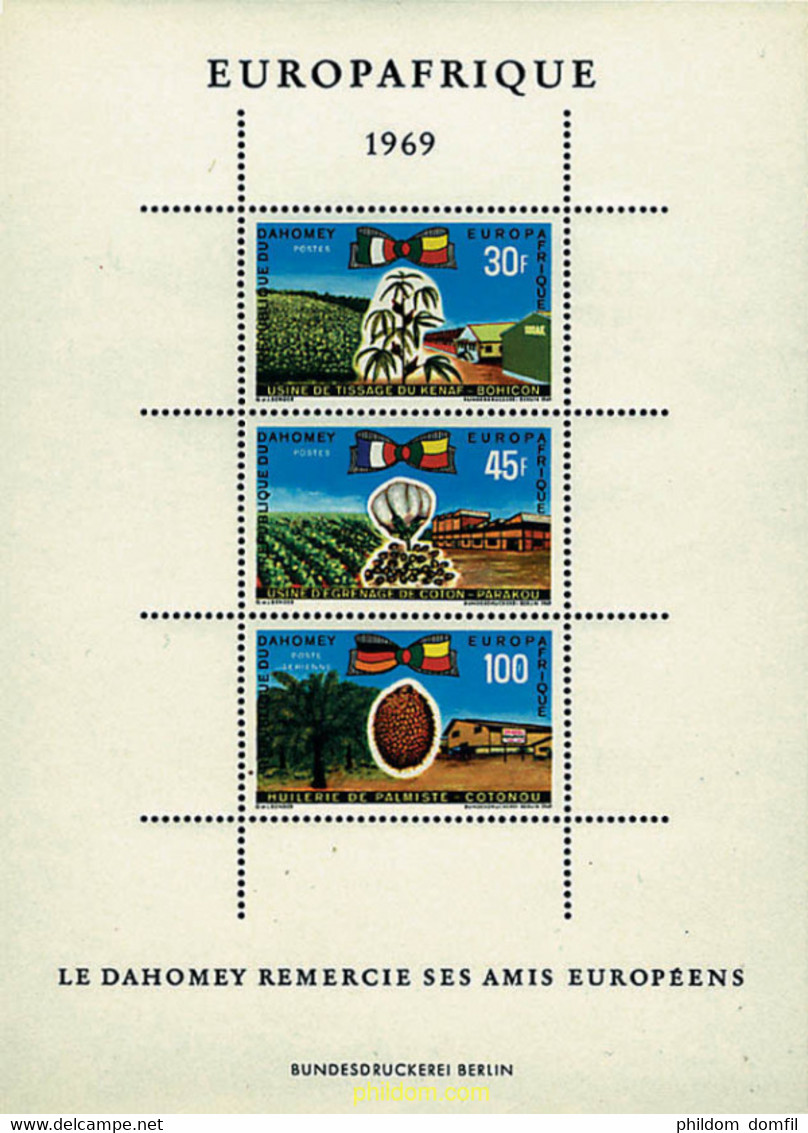 43912 MNH DAHOMEY 1969 EUROPAFRICA - Otros & Sin Clasificación