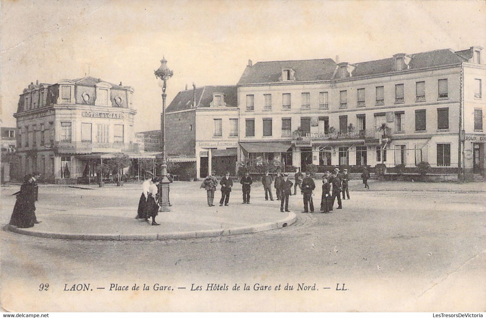 FRANCE - 02 - LAON - Les Hôtels De La Gare Et Du Nord - LL - Carte Postale Ancienne - Laon