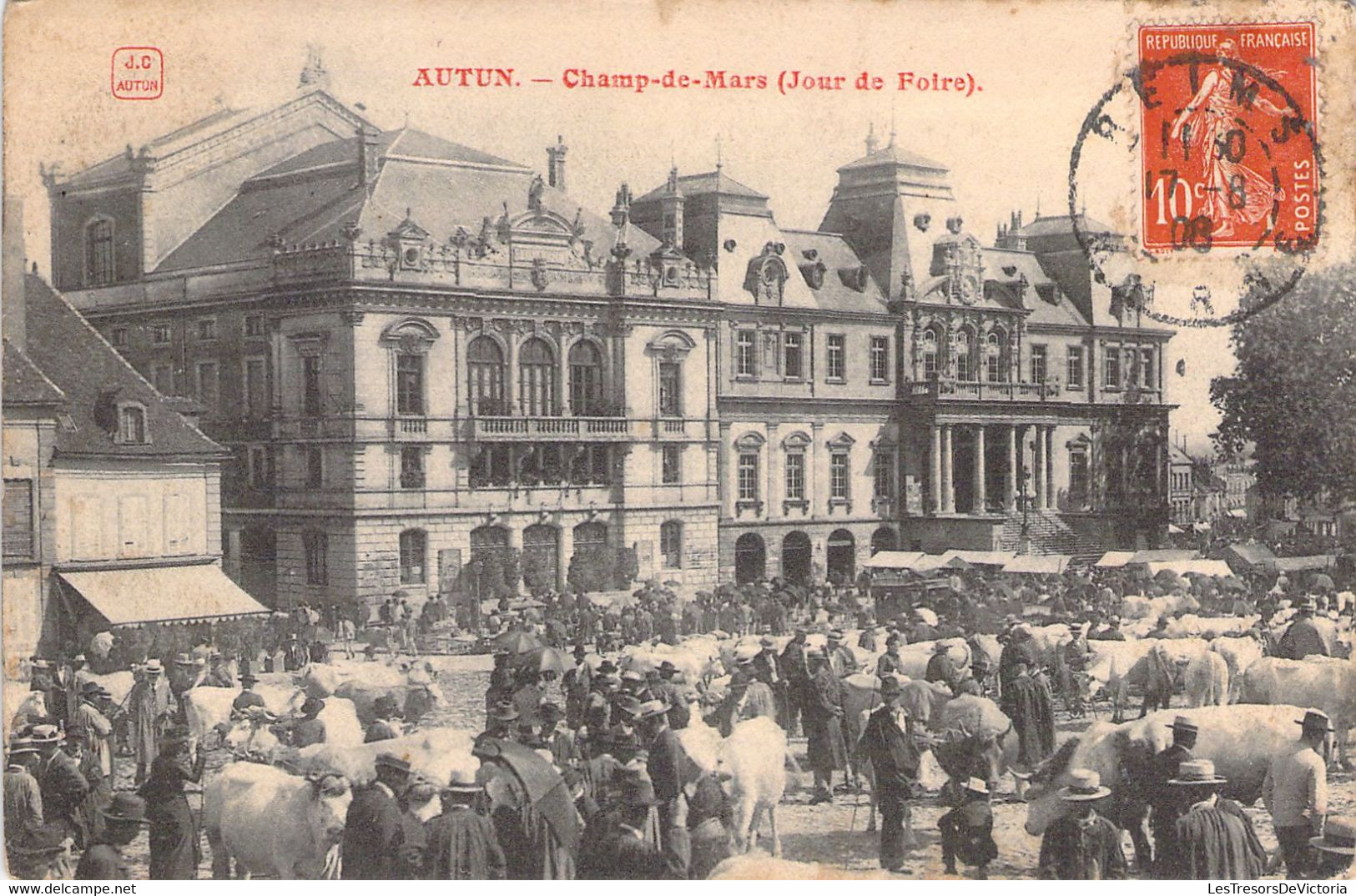 FRANCE - 02 - AUTUN - Champ De Mars - Jour De Foire - Carte Postale Ancienne - Sonstige & Ohne Zuordnung