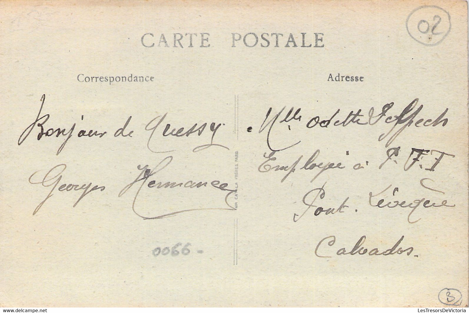 FRANCE - 02 - QUESSY - Rue De Vendeuil 1919 - Dumesnil Marguin - Carte Postale Ancienne - Sonstige & Ohne Zuordnung