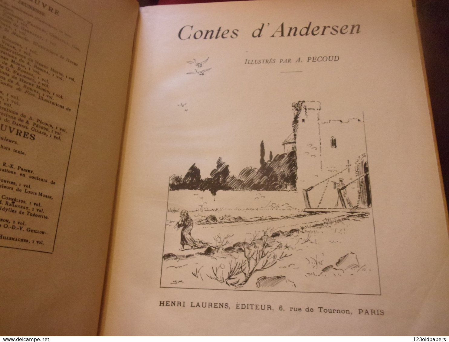 CONTES D ANDERSEN PECOUD ILLUSTRATEUR LAURENS 1945 - 1901-1940