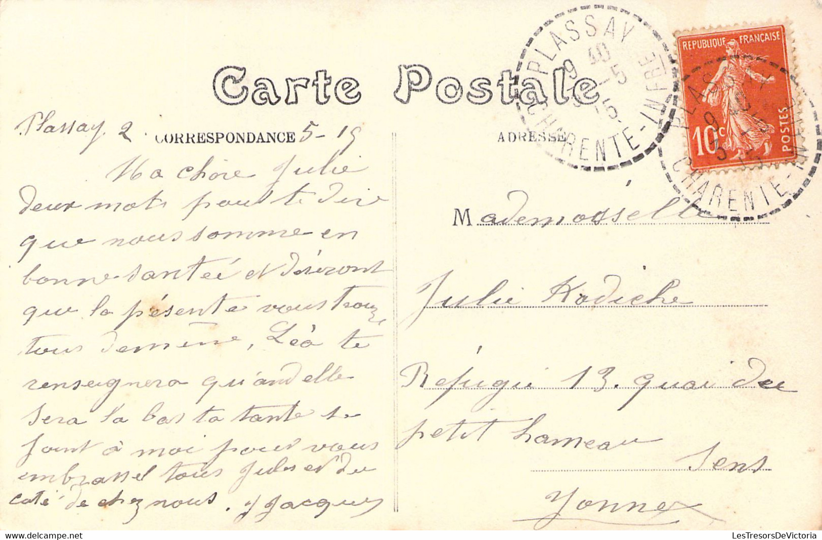 FRANCE - 17 - PORT D'ENVAUX - Ecole De La Tour - Carte Postale Ancienne - Other & Unclassified