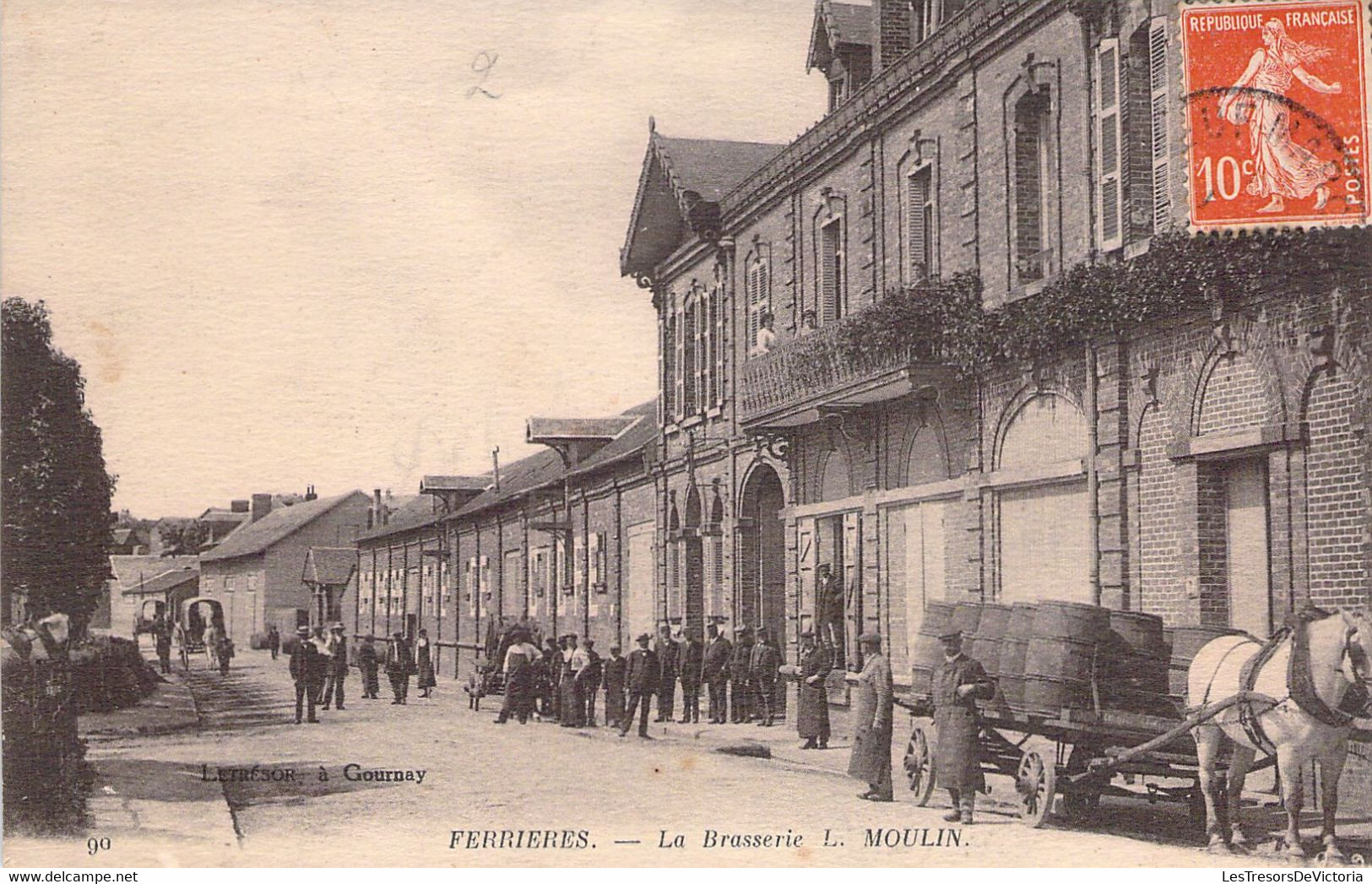 FRANCE - 60 - FERRIERES - La Brasserie L MOULIN - Carte Postale Ancienne - Autres & Non Classés