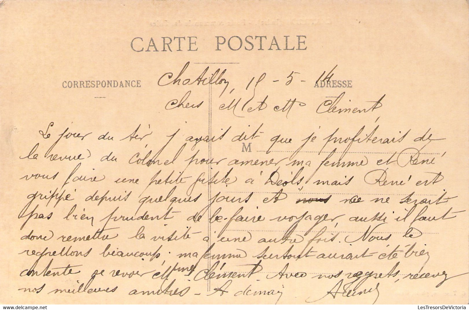 FRANCE - 36 - CHATILLON - Ecole Communale Des Filles - Carte Postale Ancienne - Andere & Zonder Classificatie
