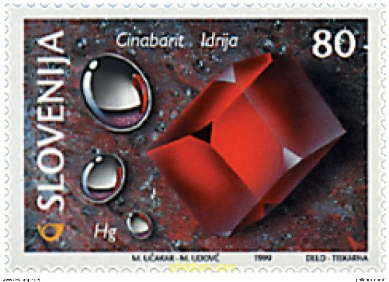 52113 MNH ESLOVENIA 1999 MINERALES - Minéraux