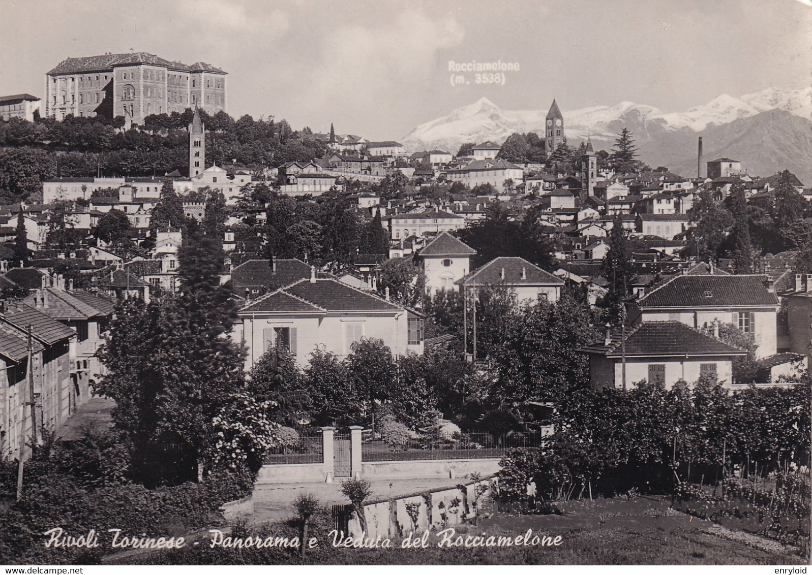 Rivoli Torinese Panorama E Veduta Del Rocciamelone - Rivoli