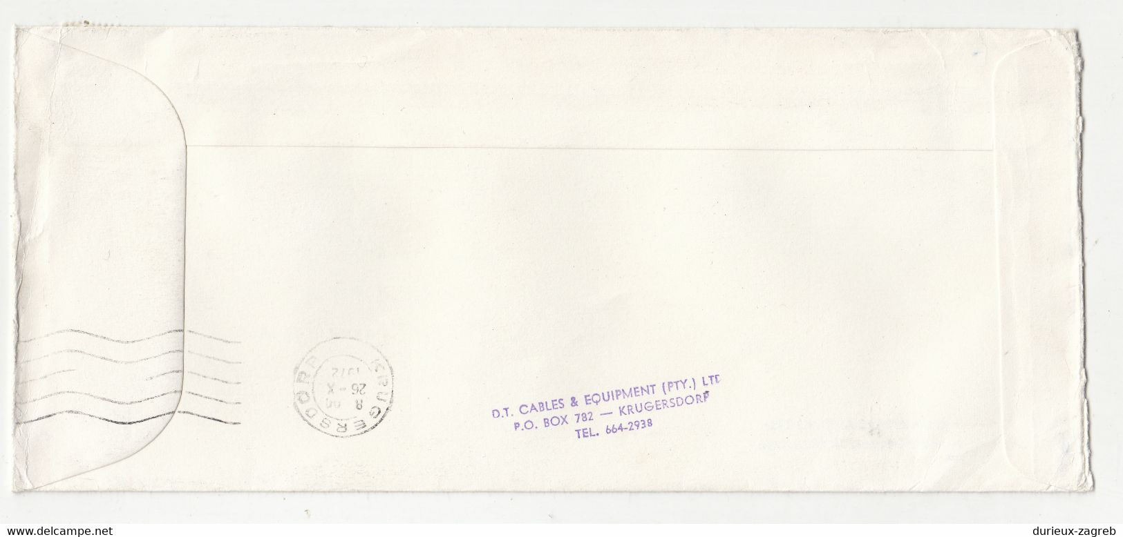 South Africa Letter Cover Posted Air Mail 1972 To Germany B230301 - Lettres & Documents