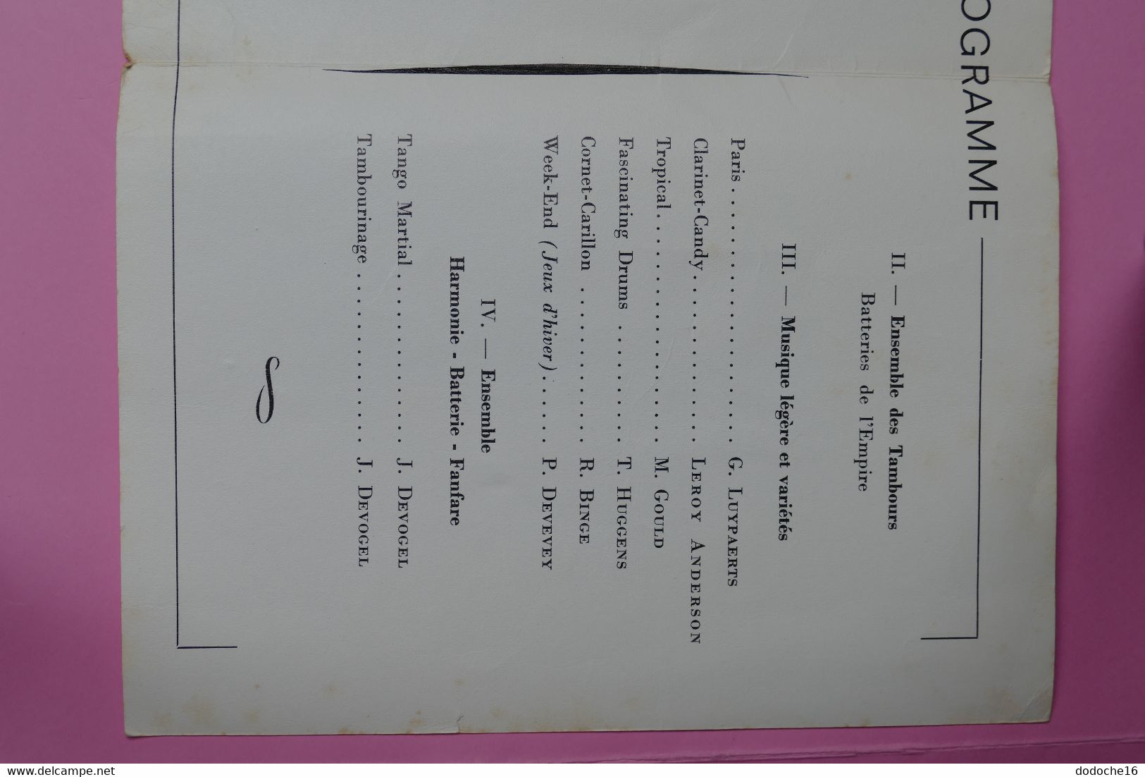 PROGRAMME - Musique De L'Air De Paris - Concerts Des 7 Et 8 Février 1978 - Théâtre Municipal D'Issy Les Moulineaux - Programmes