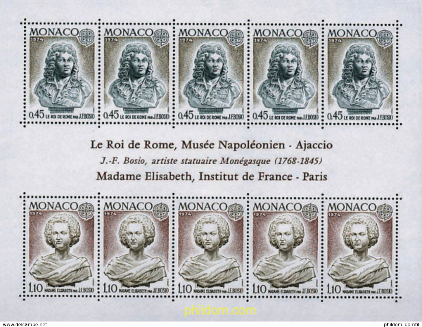 62262 MNH MONACO 1974 EUROPA CEPT. ESCULTURAS - Otros & Sin Clasificación