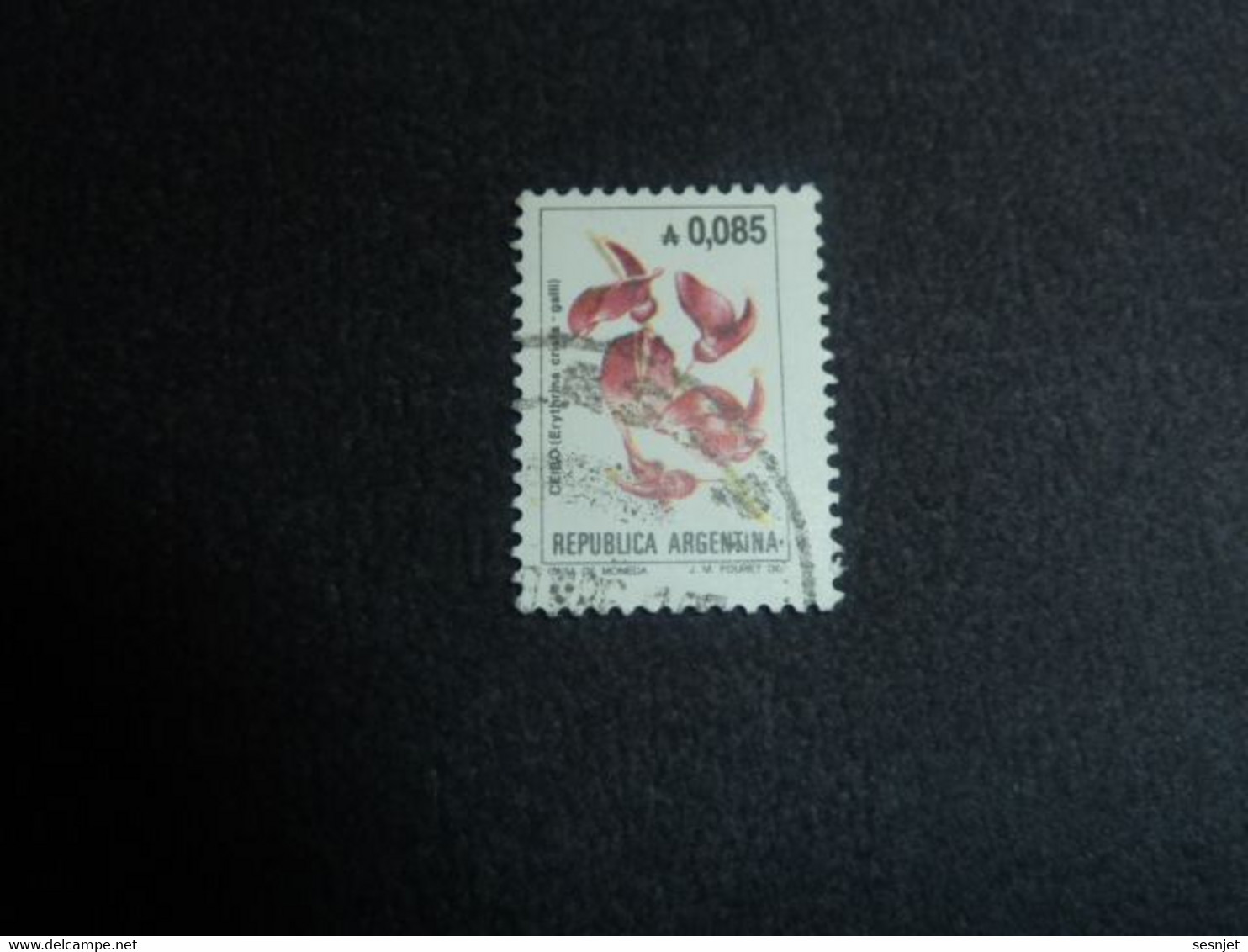 Republica Argentina - Ceibo (Erythrina Crista) - Val 0.085 - Yt 1479 - Multicolore - Oblitéré - Année 1985 - - Gebraucht