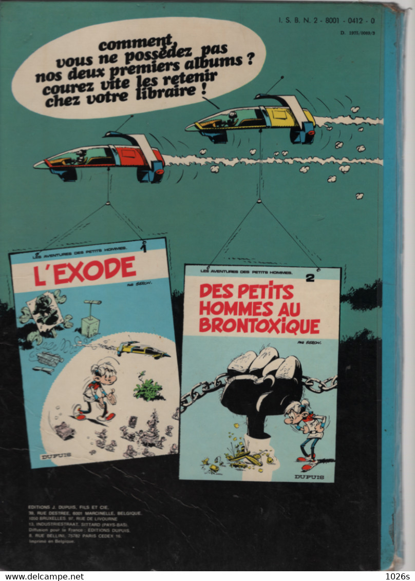 B.D.LES PETITS HOMMES -  LES GUERRIERS DU PASSE - E.O. 1975 - Petits Hommes, Les